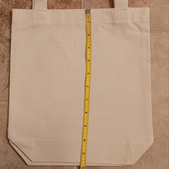 Bride natural cotton canvas tote bag - Picture 5 of 7